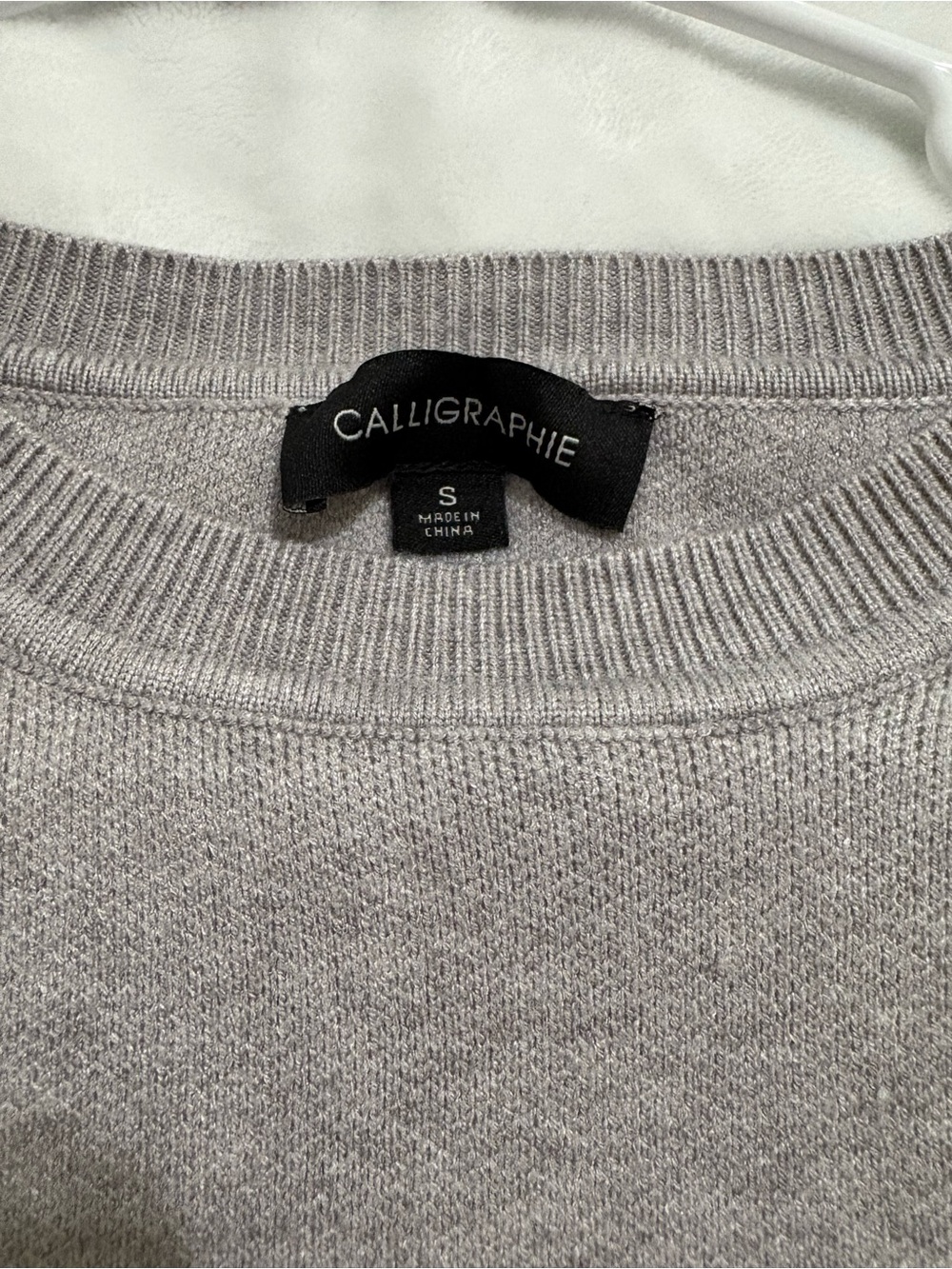 Gray Football Sequin Sweatshirt - Casual Top - Picture 5 of 5